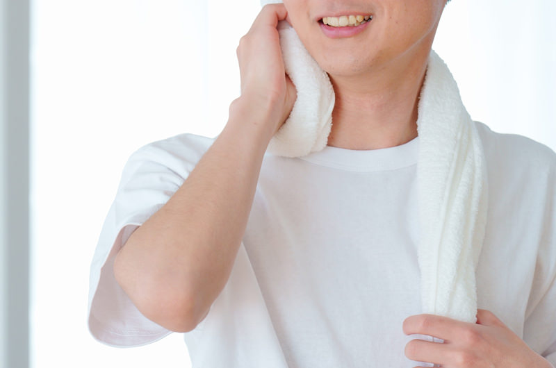 精索静脈瘤を自分で確認する用法